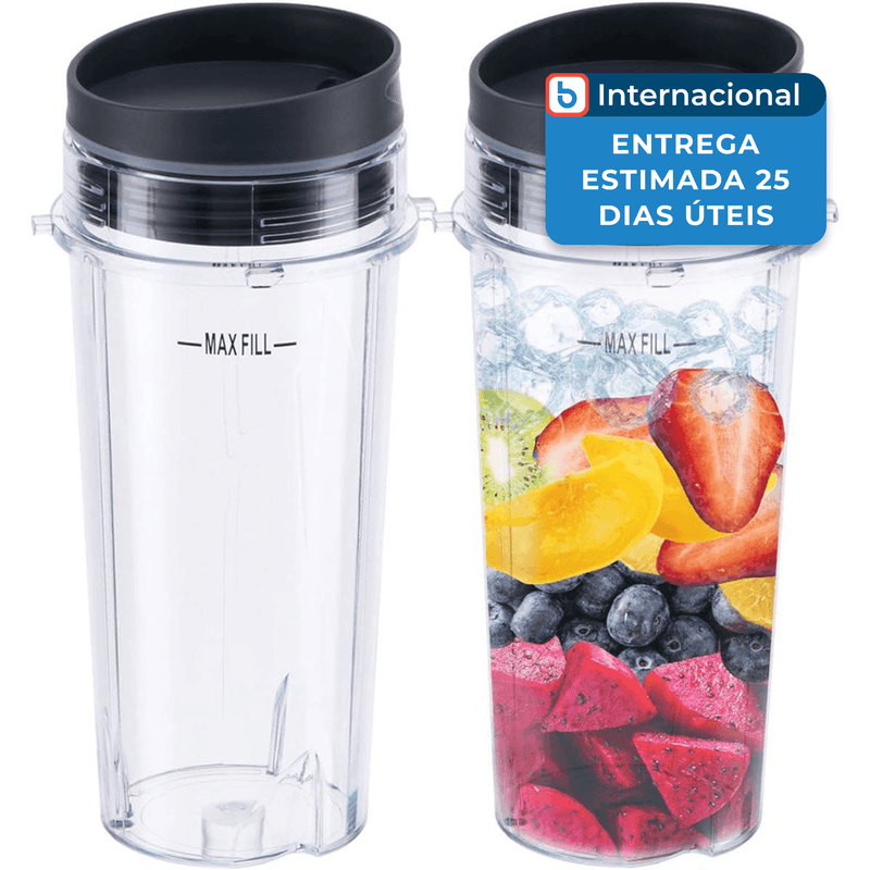 copo liquidificador abter com tampa transparente a-mbi