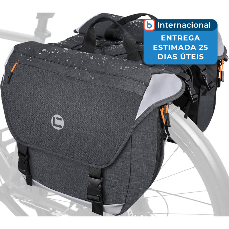 bolsa para bicicleta impermeável ndakter preto a-mbi