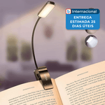 luminária gritin para leitura recarregável preto a-mbi