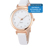 relógio feminino nuovo bangle branco a-mbi
