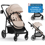 carrinho de bebê infans dobrável caqui a-mbi