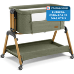 berço de balanço 3 em 1 com rodas jimglo verde a-mbi