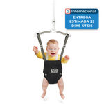 jumper infantil master para bebês com alça ajustável 27,7cm a 59,9cm preto a-mbi