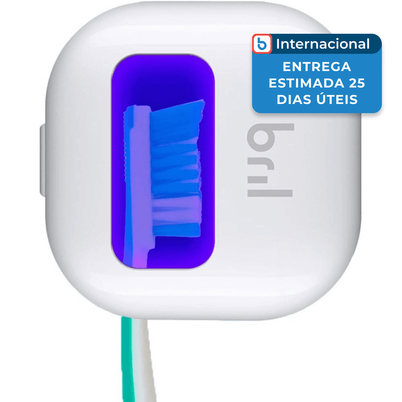 higienizador para escova de dente bril uv-c branco a-mbi
