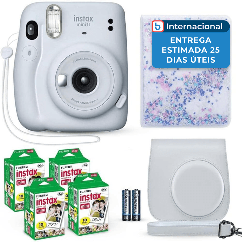 Câmera Instantânea Fujifilm Instax Mini 11 Branco Bemol