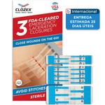 curativo de emergência clozex com 3 fechos a-mbi