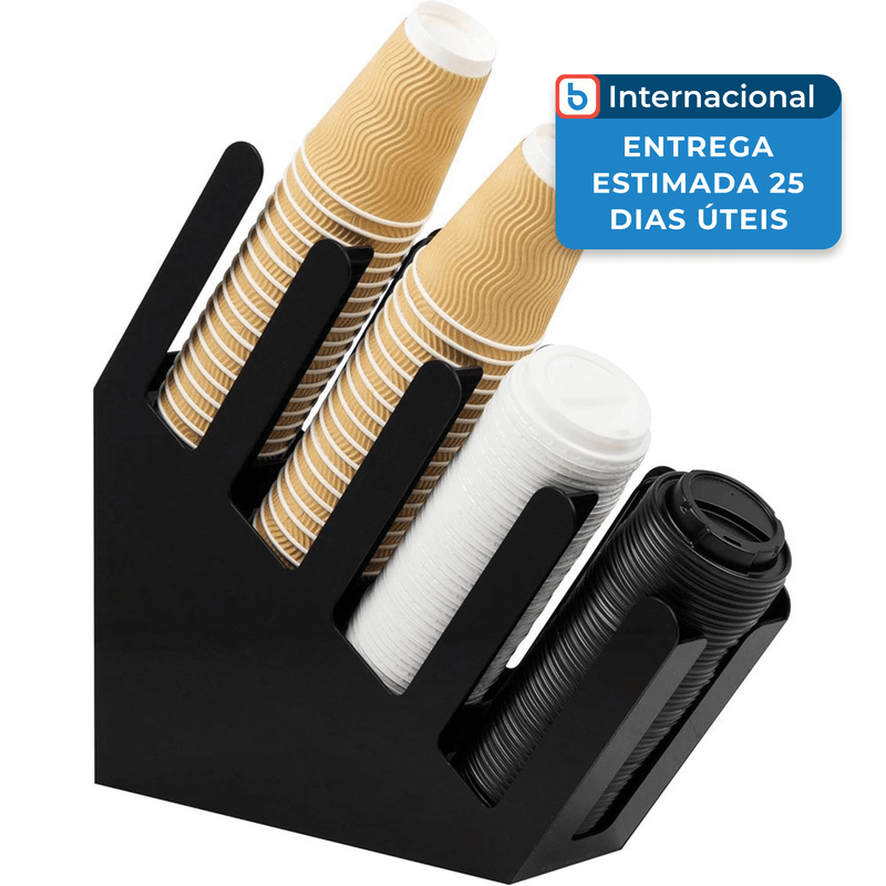 dispensador copos mind reader preto a-mbi