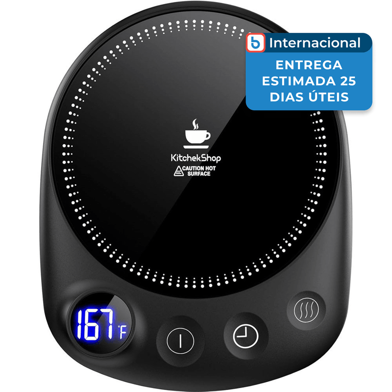 aquecedor de caneca automático kitchek preto a-mbi