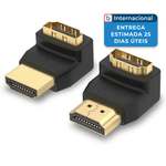 adaptadores hdmi 90° e 270° vce 2 unidades a-mbi