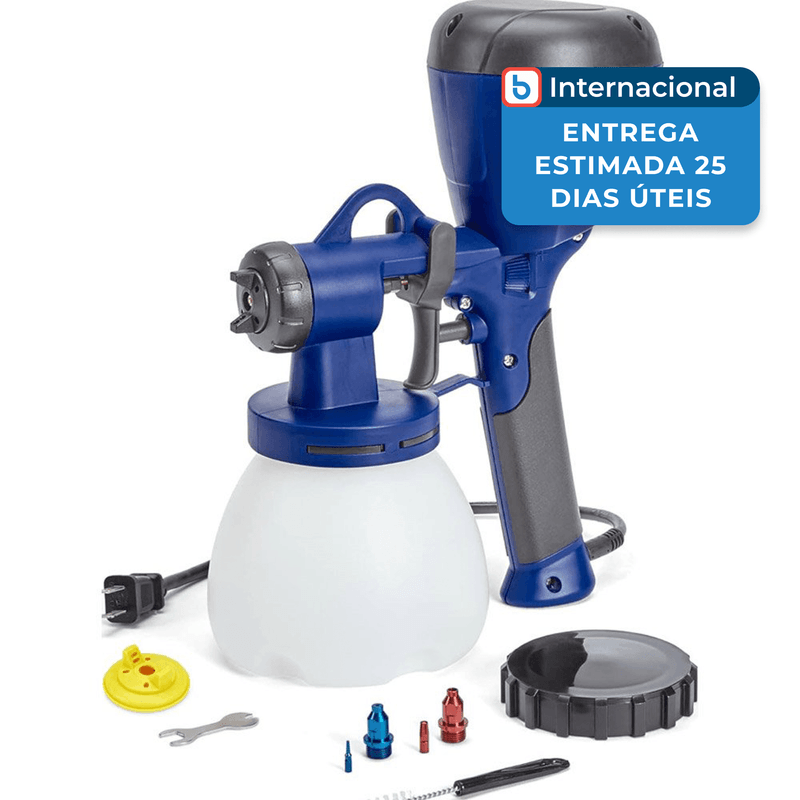 pulverizador tinta 1,1 litros 3 em 1 home azul a-mbi