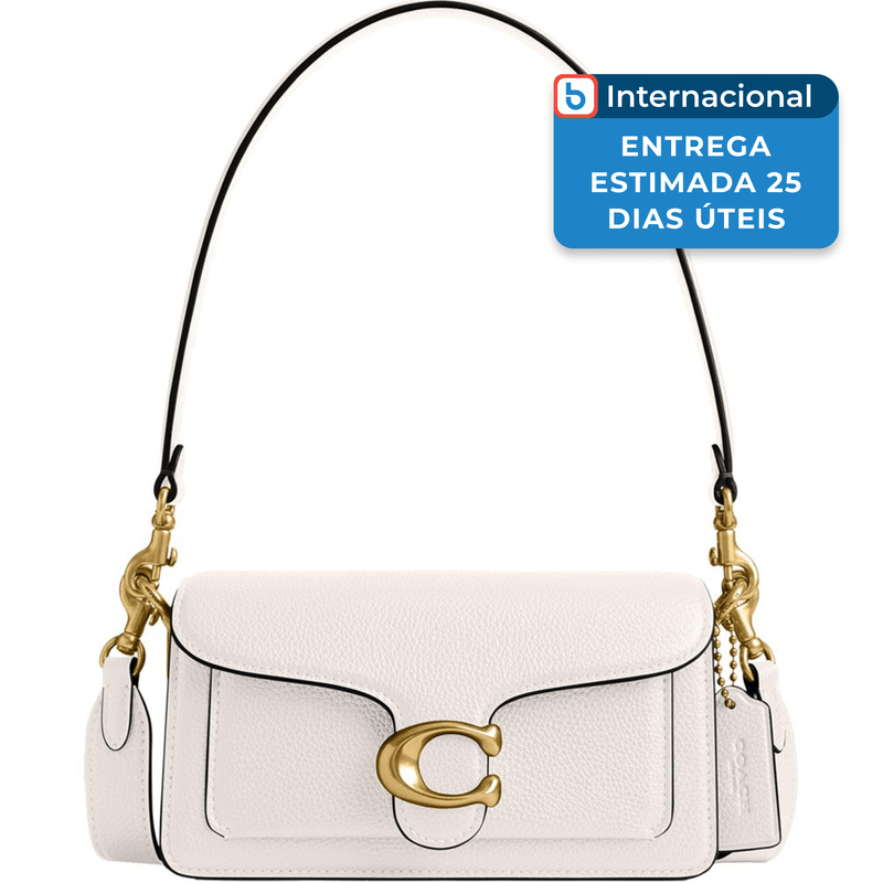 bolsa de ombro tabby 20 coach giz branco a-mbi