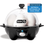 cozedor elétrico de ovos dash capacidade 6 ovos preto a-mbi