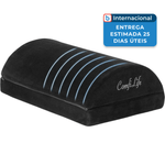 almofada de apoio para os pés comfilife preto a-mbi