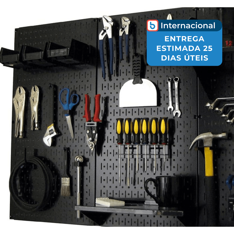 organizador de quadro wall control preto a-mbi
