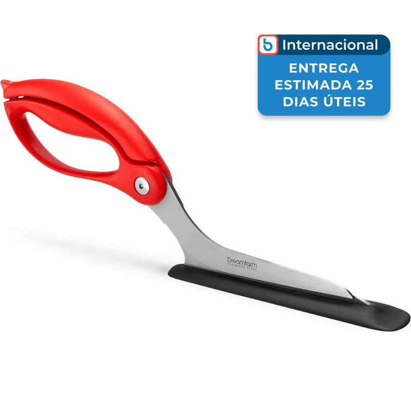 tesoura para pizza dreamfarm vermelho a-mbi