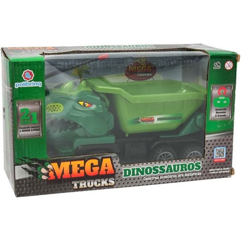carrinho de controle remoto polibrinq rm trucks sortido car830