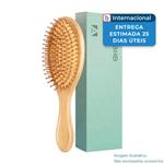 escova aycbnb para cabelo bambu madeira a-mbi