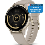 smartwatch garmin venu 3s tela amoled 1,2 41mm cinza a-mbi