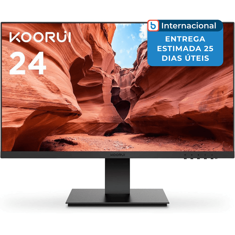 monitor koorui 24" 1080p 75hz preto a-mbi