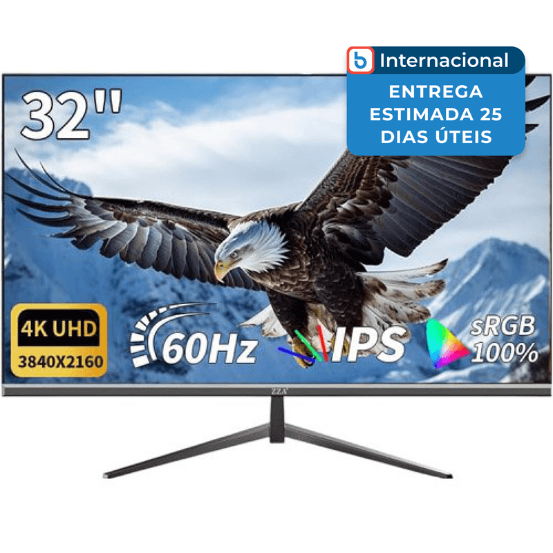 monitor zza 32" 60hz 4k preto a-mbi