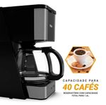 cafeteira elétrica philco preto pcf40a