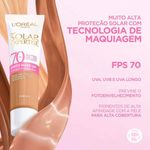 protetor solar facial loréal paris solar expertise efeito make up fps70 cor 2.0 30g