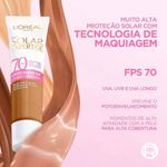 protetor solar facial loréal paris solar expertise efeito make up fps70 cor 3.0 30g