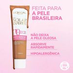 protetor solar facial loréal paris solar expertise efeito make up fps70 cor 4.0 30g