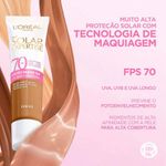 protetor solar facial loréal paris solar expertise efeito make up fps70 cor 4.0 30g