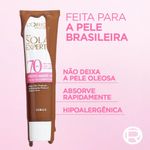 protetor solar facial loréal paris solar expertise efeito make up fps70 cor 6.0 30g