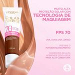 protetor solar facial loréal paris solar expertise efeito make up fps70 cor 6.0 30g
