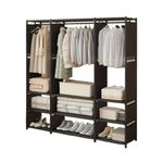 roupeiro portátil desmontável yepp 170x36x130cm (mp)