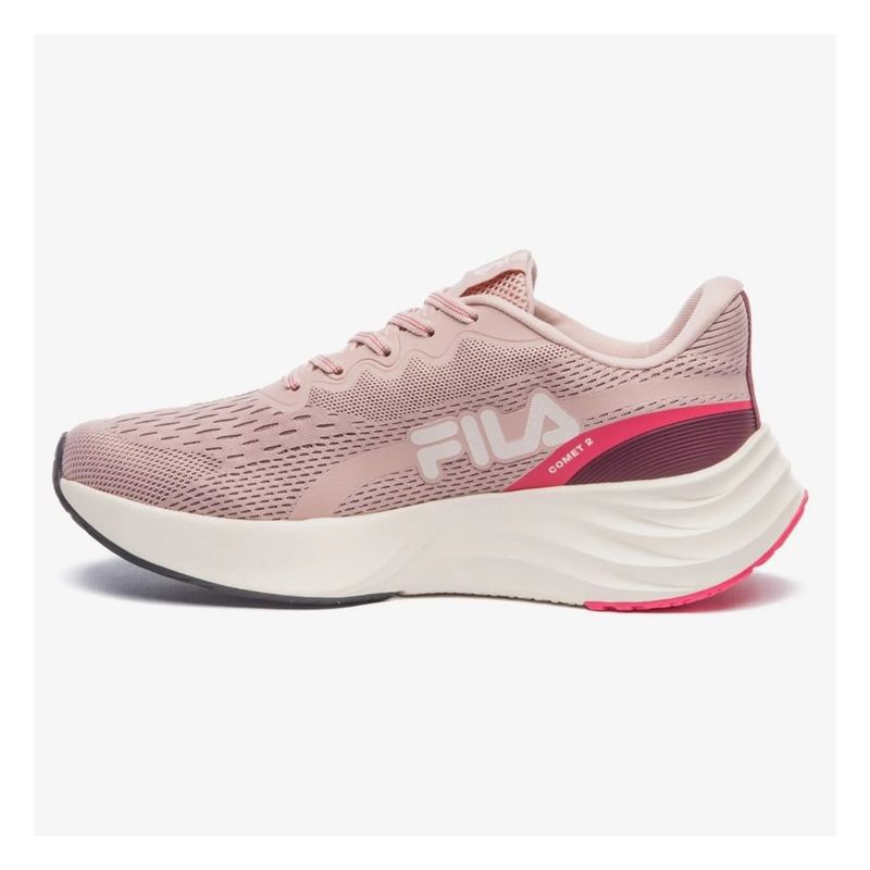 tênis de corrida feminino n°36 fila comet 2 rose (mp)