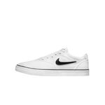 tênis skateboarding masculino n°40 nike sb chron 2 canvas branco (mp)