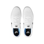 tênis skateboarding masculino n°43 nike sb chron 2 canvas branco (mp)