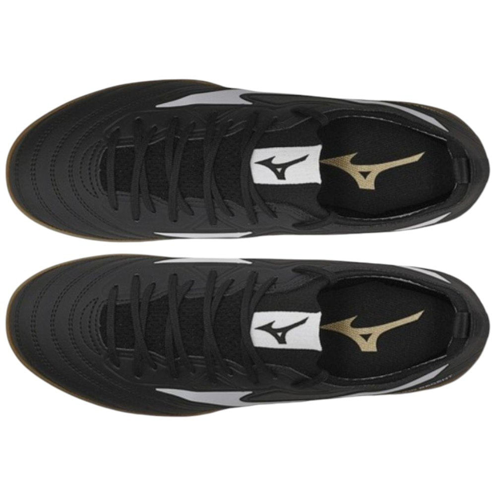 Chuteira Futsal n°37 Mizuno Regent Preto Branco