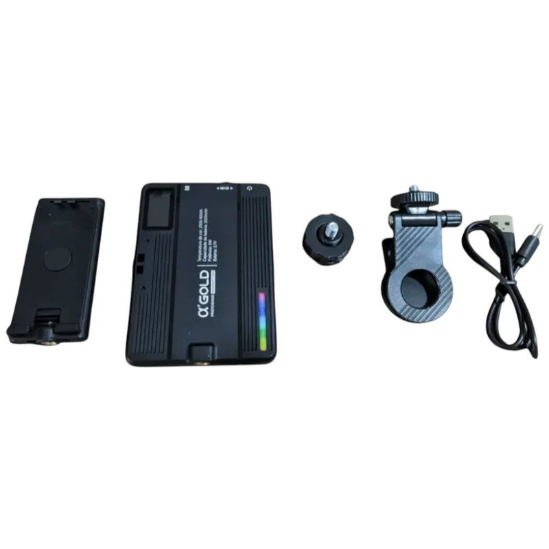 luz de led portátil a'gold para celular 5w (mp)