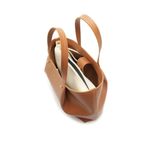 bolsa anacapri shopping grande clássica marrom (mp)