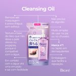 óleo de limpeza demaquilante bioré make up remover refil 210ml