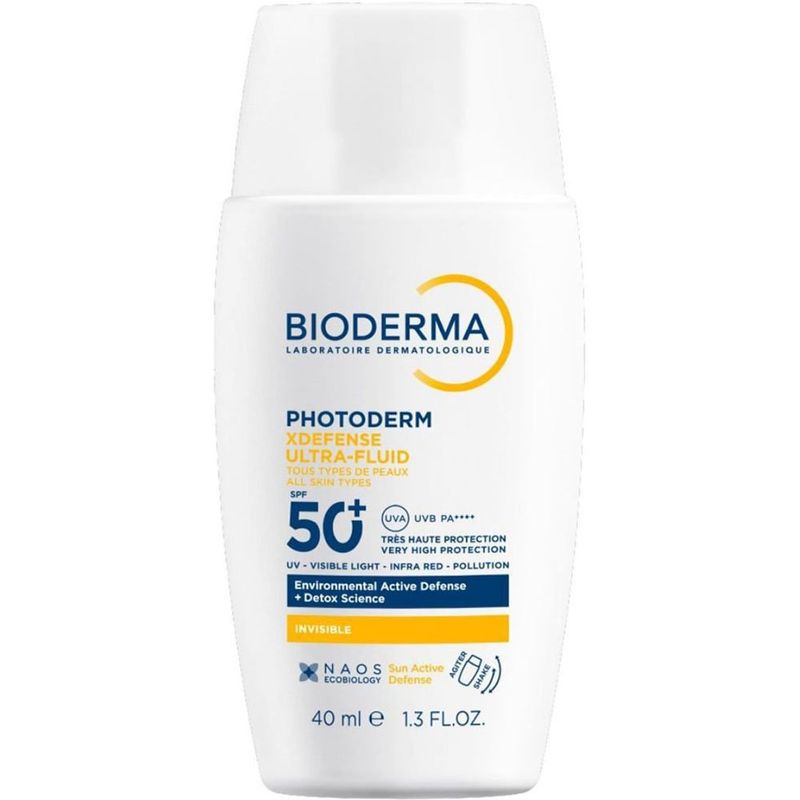 protetor solar bioderma photoderm xdefense ultra-fluid invisible fps50+ 40ml