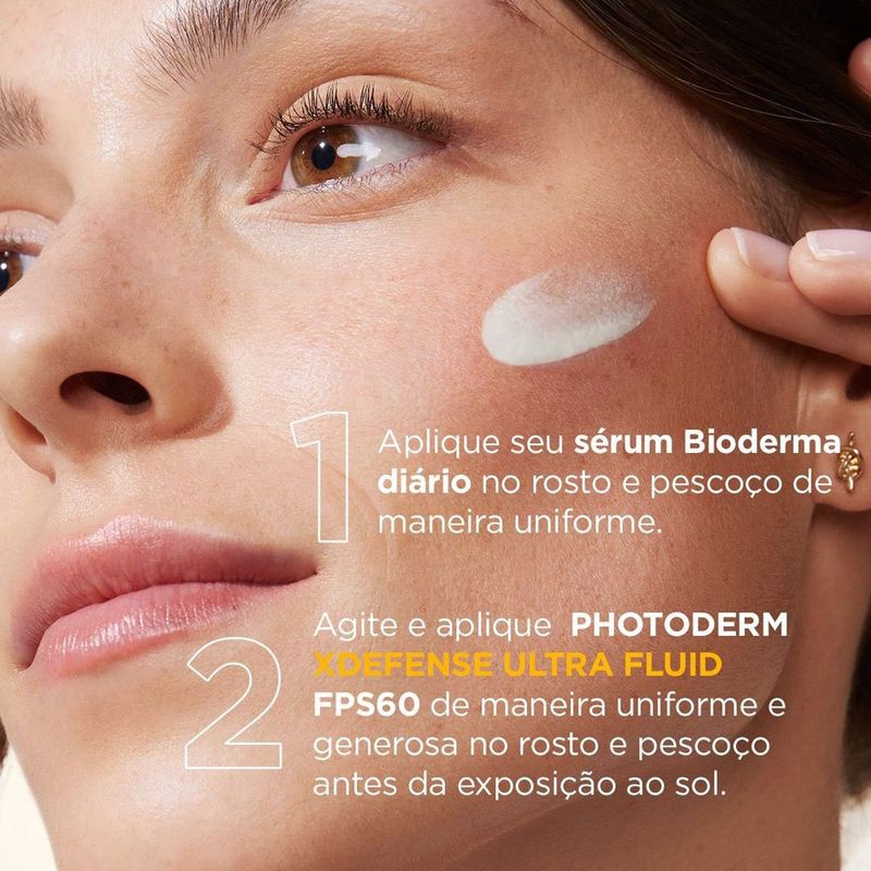 protetor solar bioderma photoderm xdefense ultra-fluid invisible fps50+ 40ml