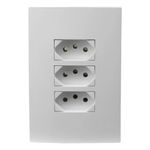 tomada monobloco tripla ilumi 20a 250v i9 branco 94124 (mp)