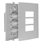 tomada monobloco tripla ilumi 20a 250v i9 branco 94124 (mp)