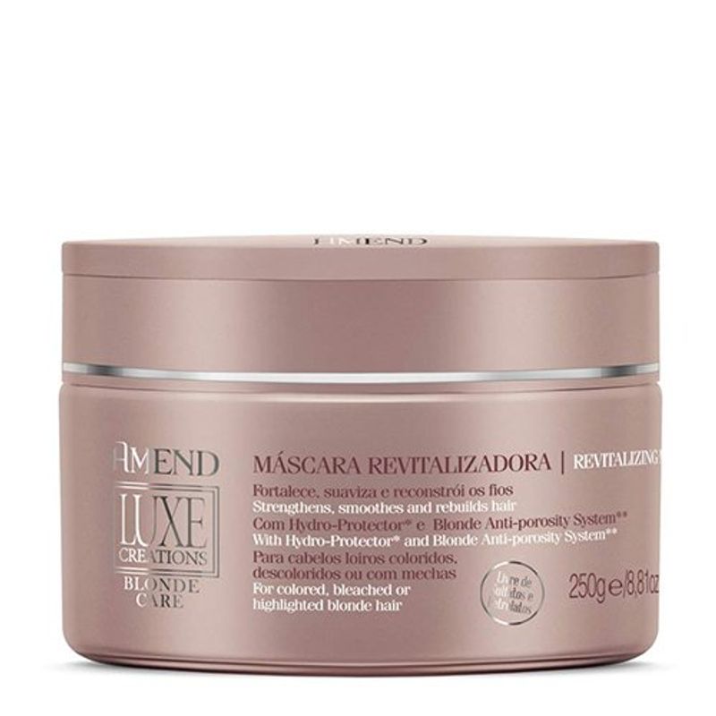 máscara luxe creations blonde care 250g