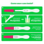 teste gravidez caneta multilaser