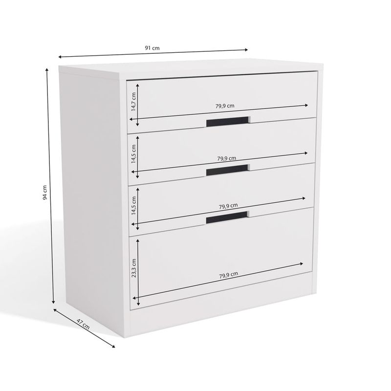 cômoda kappesberg branco s824