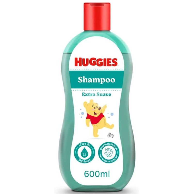 shampoo huggies extra suave sem lágrimas 600ml
