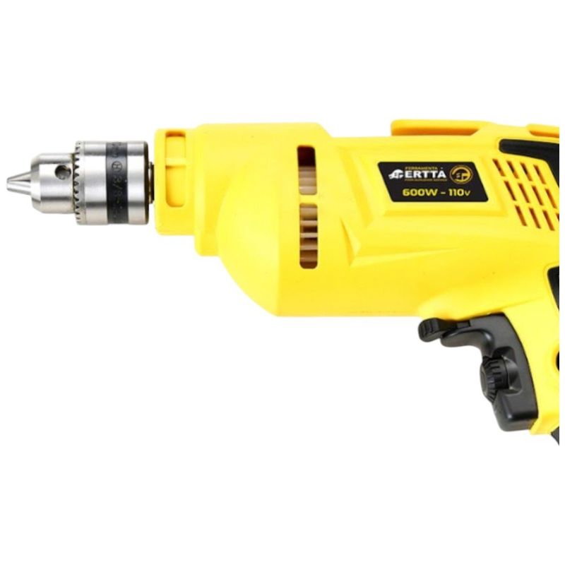 furadeira e parafusadeira ertta 600w 110v (mp)