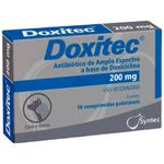 doxitec para cães e gatos syntec 16 comprimidos de 200mg (mp)