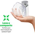 inalador portátil multilaser mesh easy air